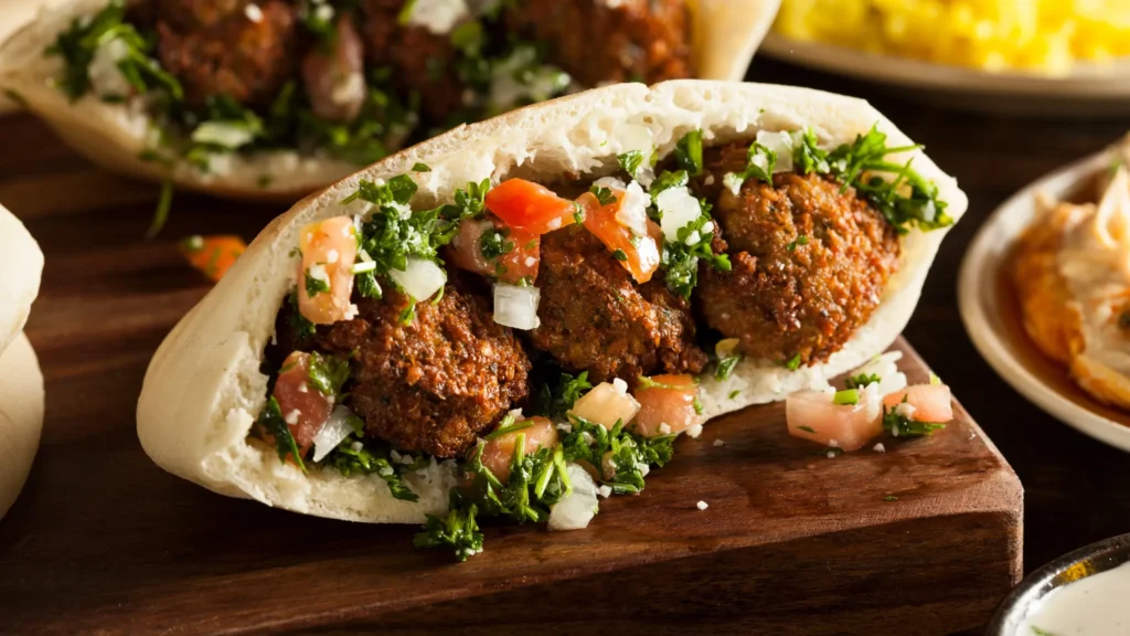 Falafel sandwich