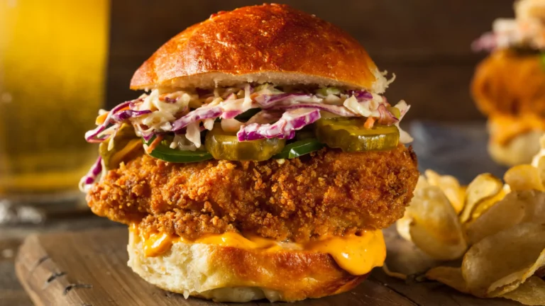 Spicy chicken sandwich